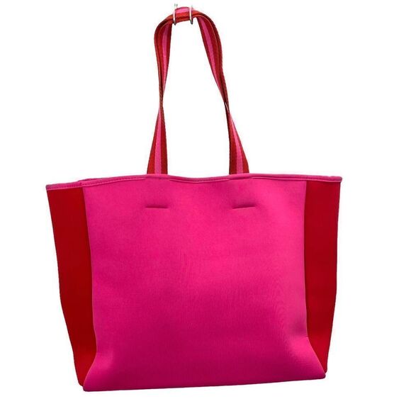 NEW Summersalt x FABFITFUN The Perfect Beach Tote Hot pink - Picture 8 of 11